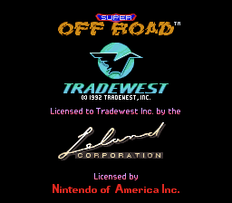 Super Off Road screenshot 3 for Super Nintendo